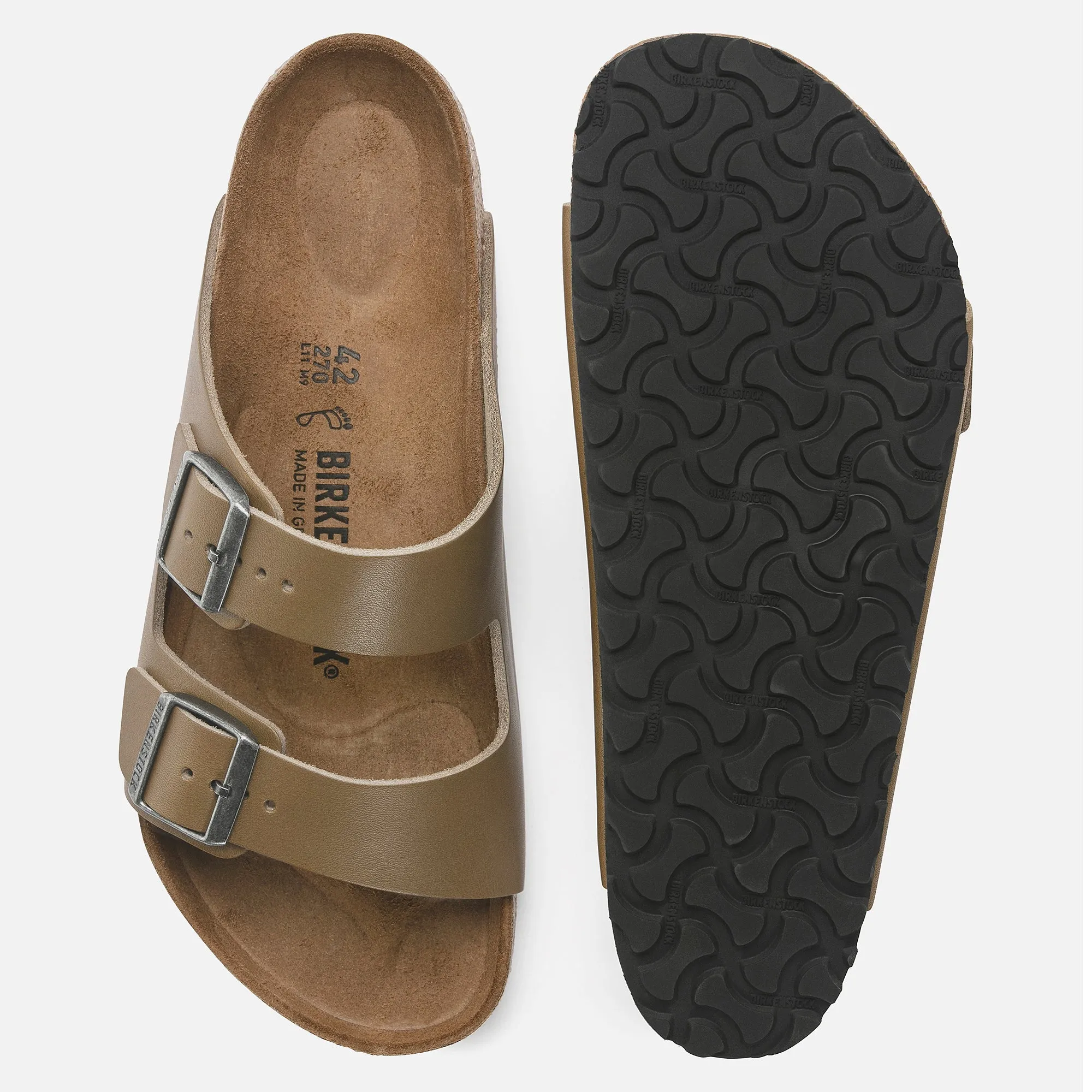 MEN'S BIRKENSTOCK ARIZONA | VINTAGE WOOD / FADED KHAKI
