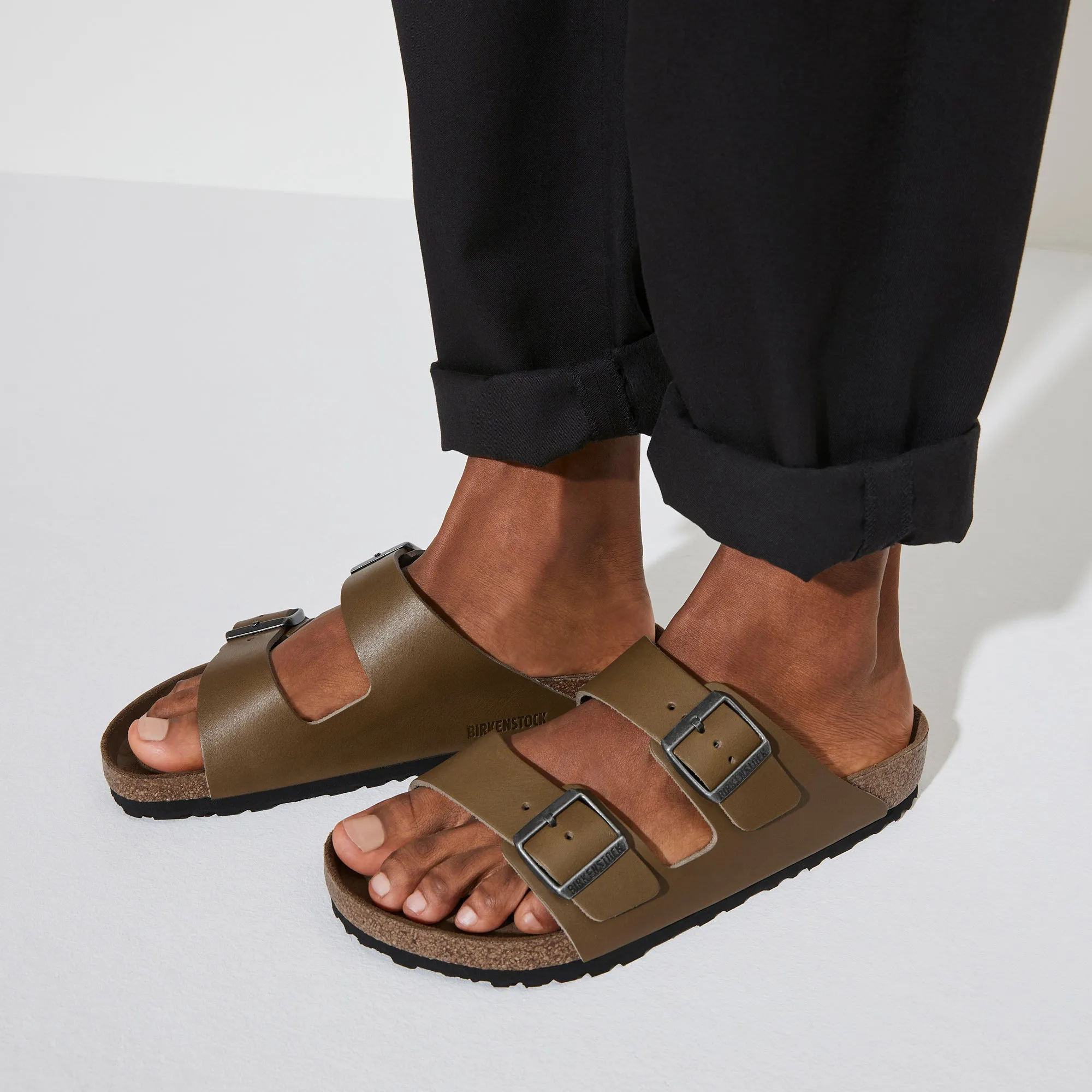 MEN'S BIRKENSTOCK ARIZONA | VINTAGE WOOD / FADED KHAKI