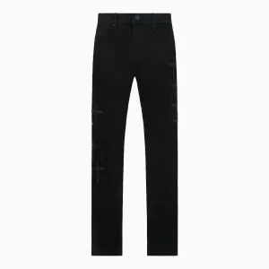 Men's Bryant Cross Patches Denim Jeans Pant