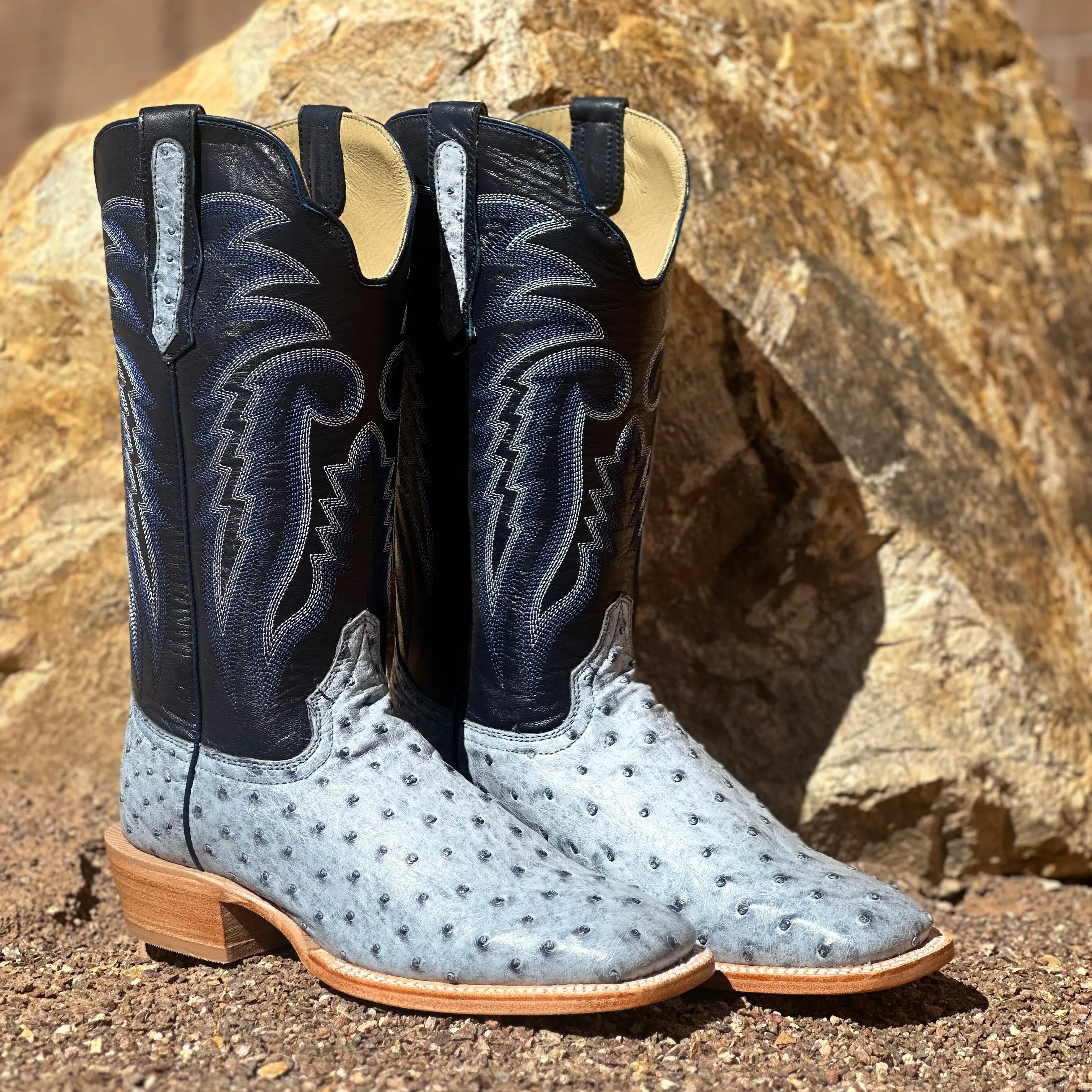 Men's R. Watson Full Quill Ostrich Boots