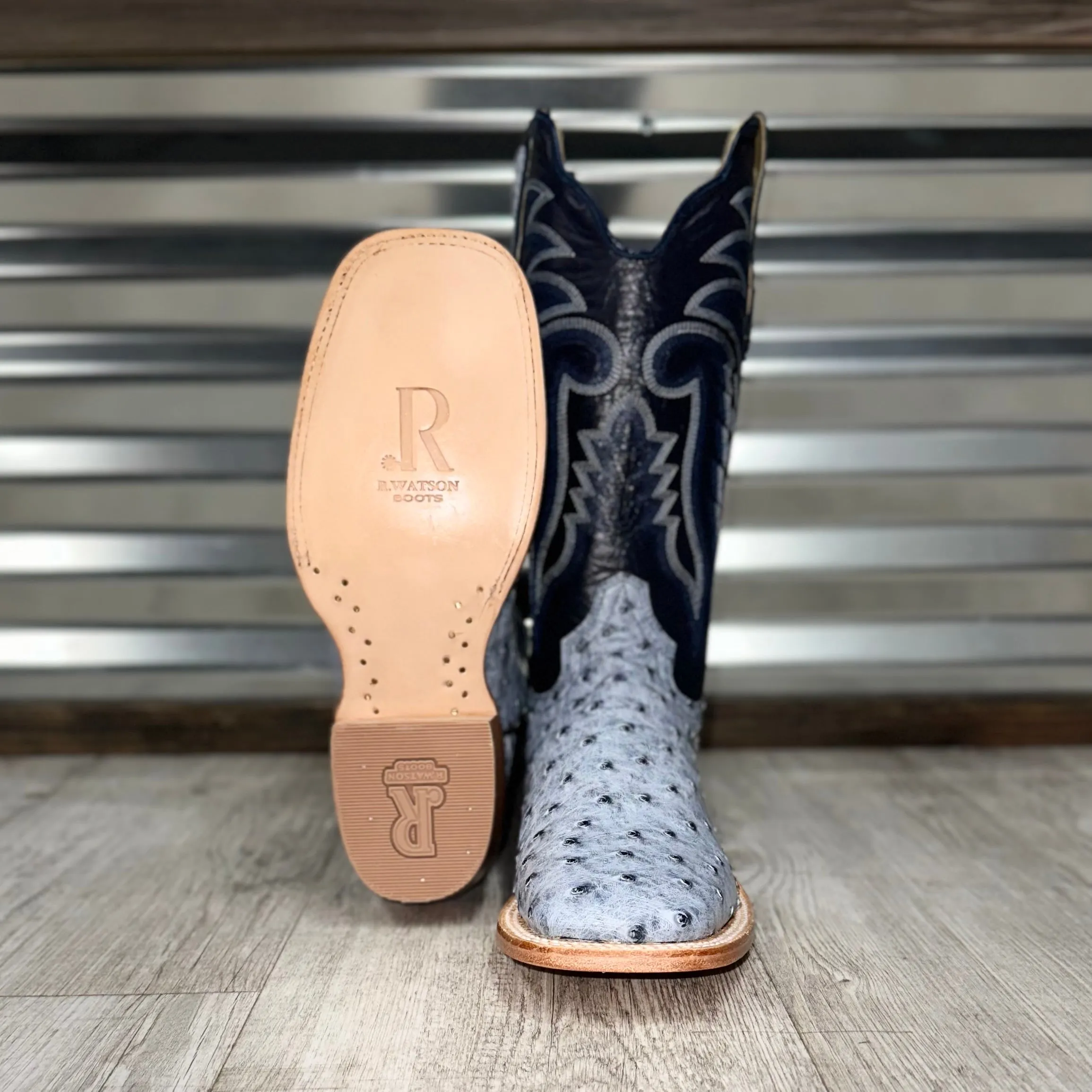 Men's R. Watson Full Quill Ostrich Boots