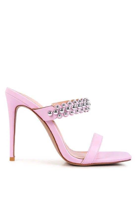 METAL BALL SANDALS