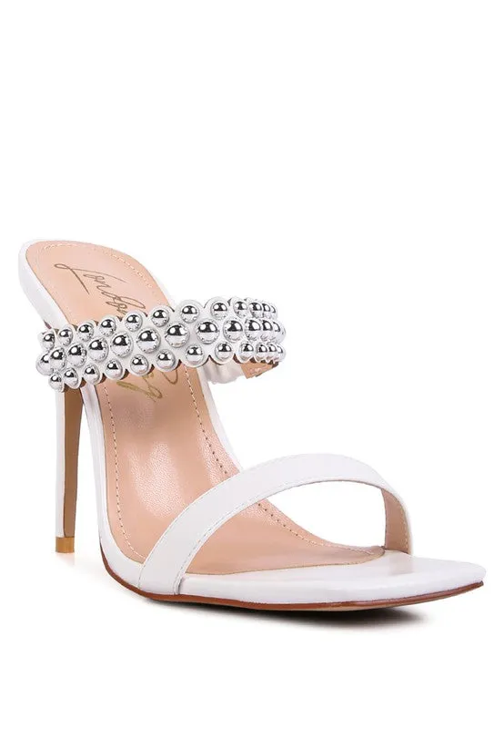 METAL BALL SANDALS