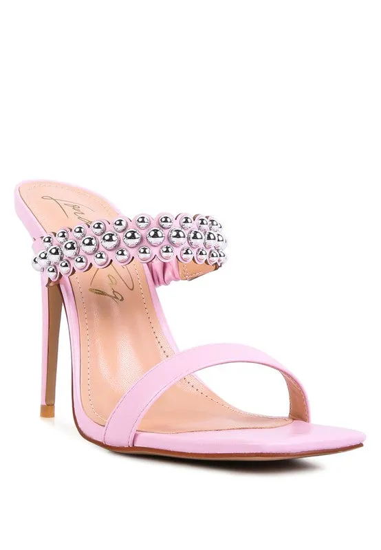 METAL BALL SANDALS