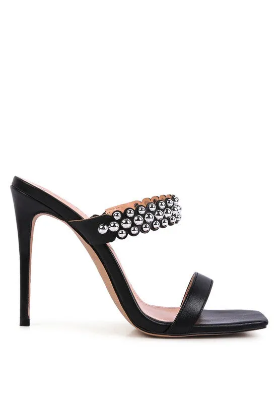 METAL BALL SANDALS