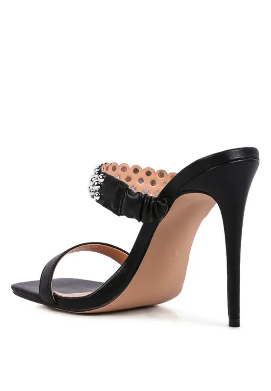 METAL BALL SANDALS