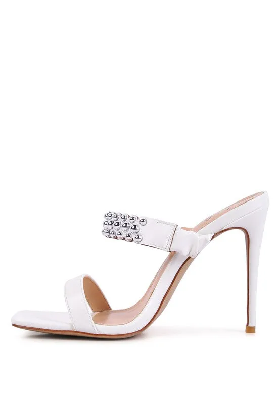 METAL BALL SANDALS