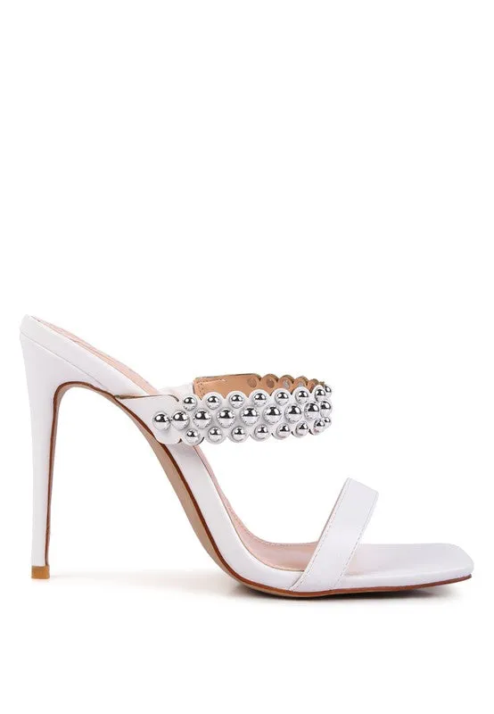 METAL BALL SANDALS