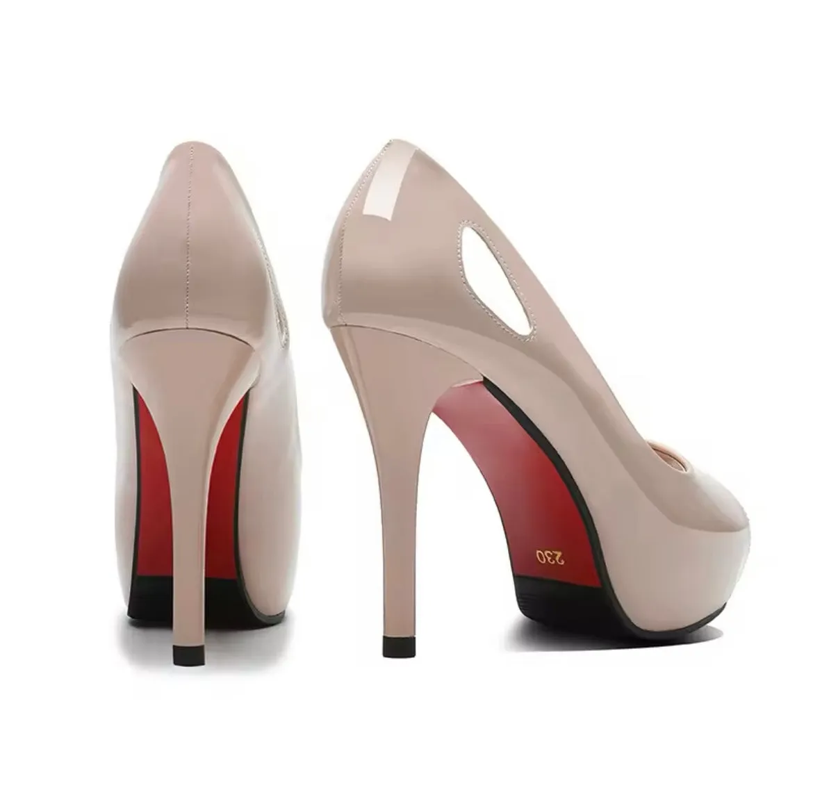Mia Patent Leather Heels