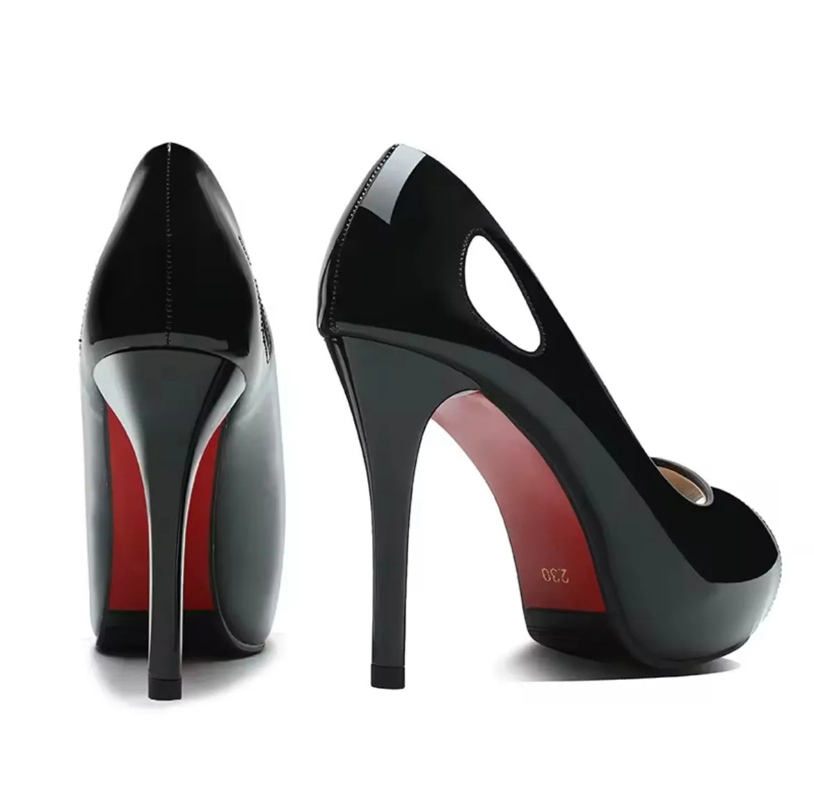 Mia Patent Leather Heels