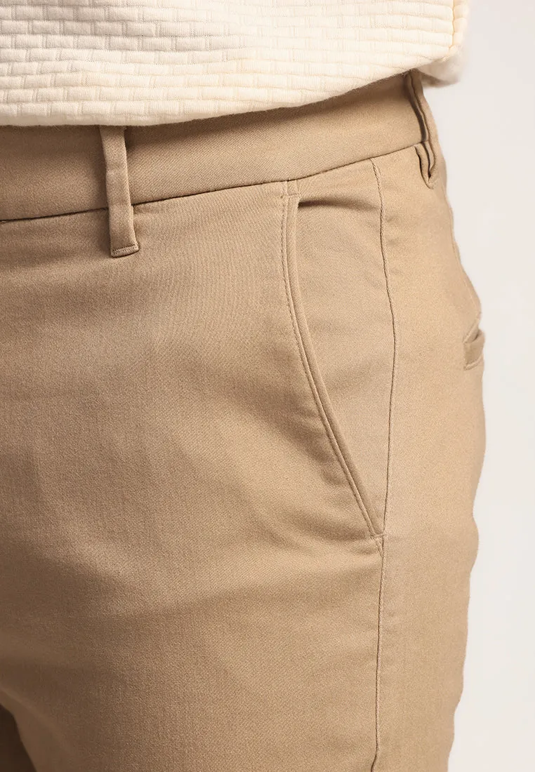 MOC - Celana Panjang Chinos Pria Joseph - Khaki