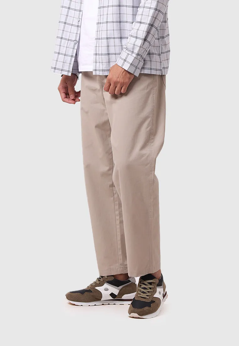 MOC Celana Panjang Pria Comfort Fit BOXWEL - KHAKI