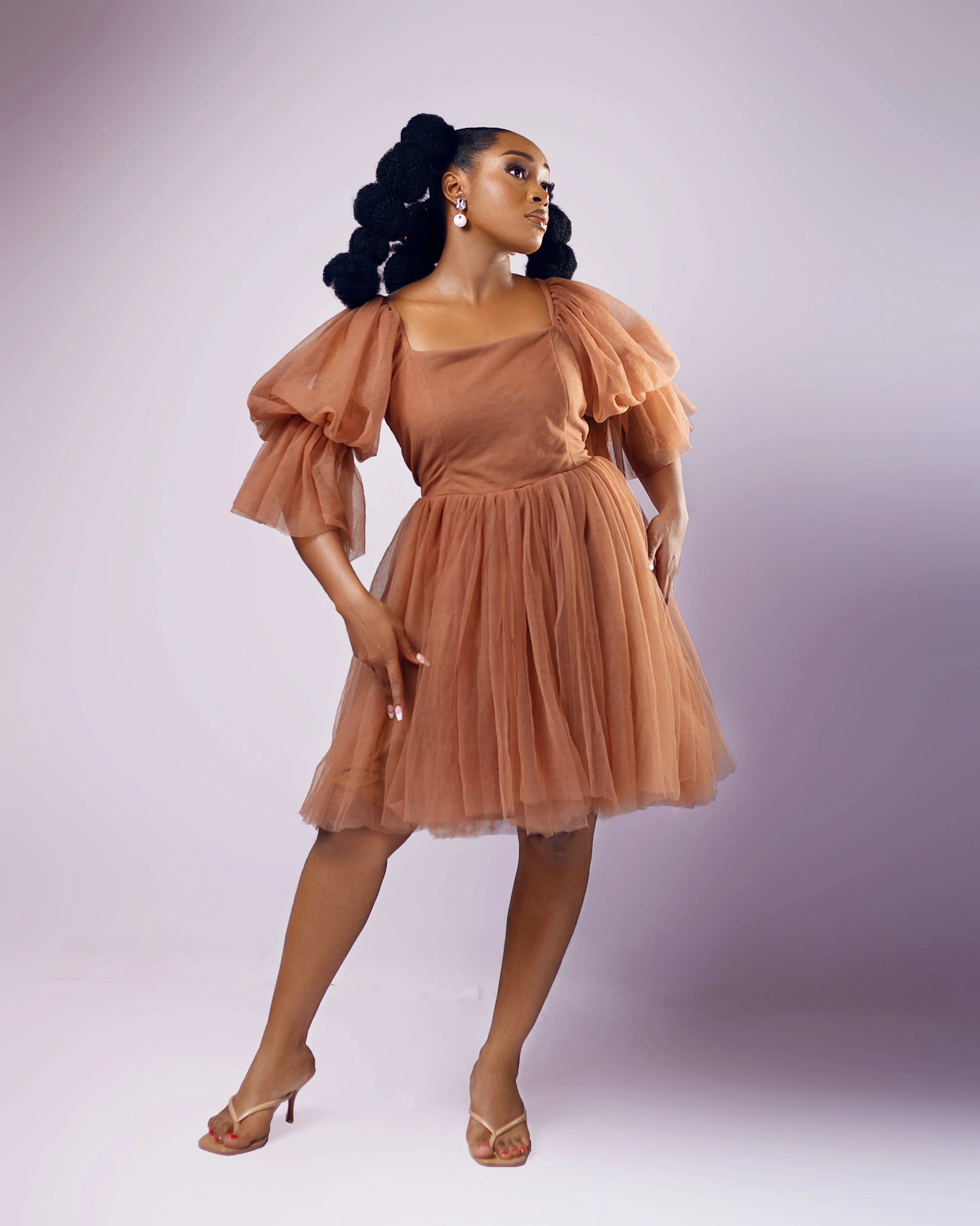 Mocha Whirl Dress