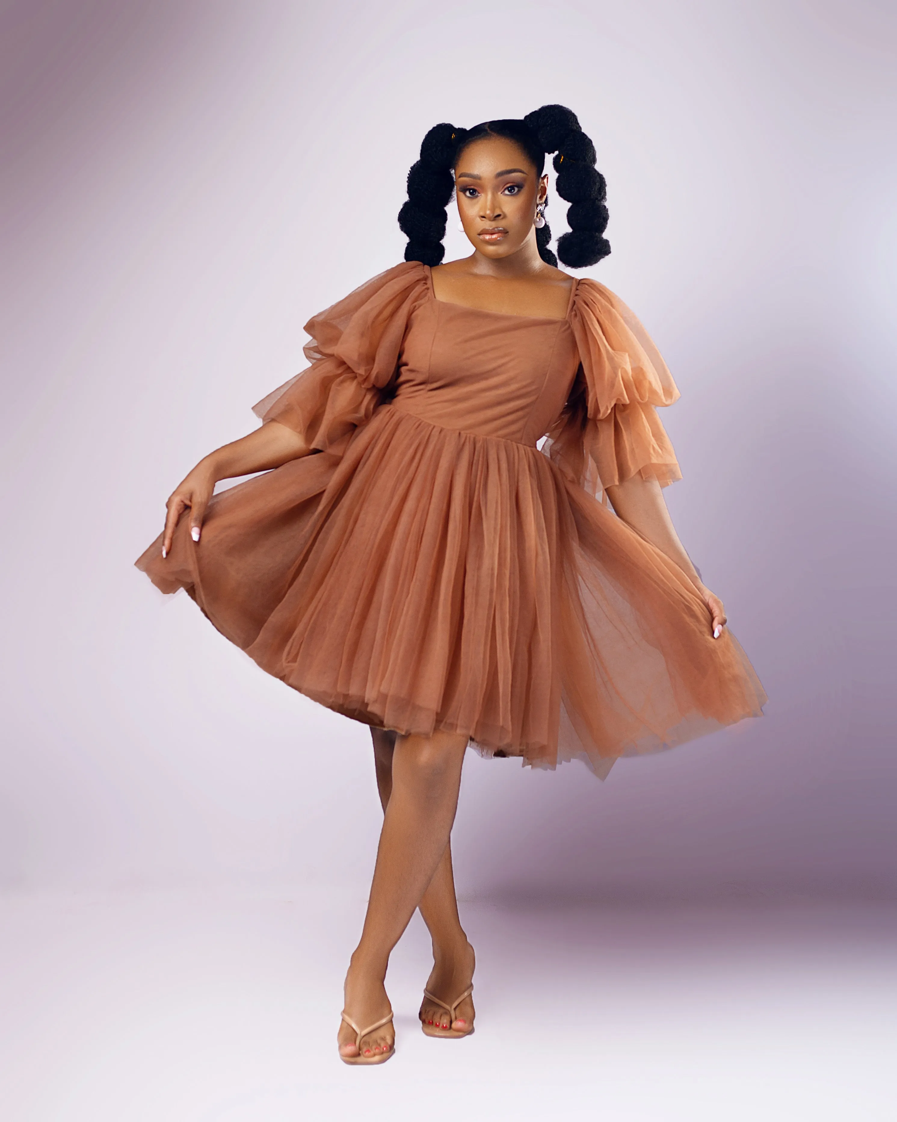 Mocha Whirl Dress