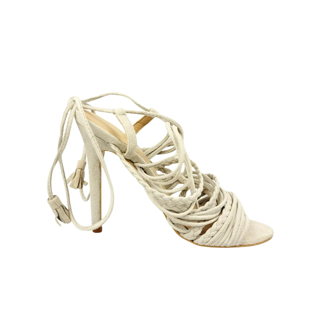 Mode Collective Multi Strap Tassel Sandals