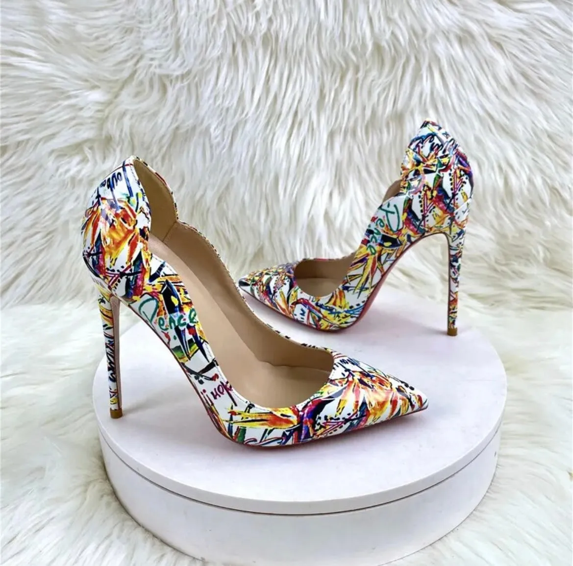 Molly Multi-Coloured Heels
