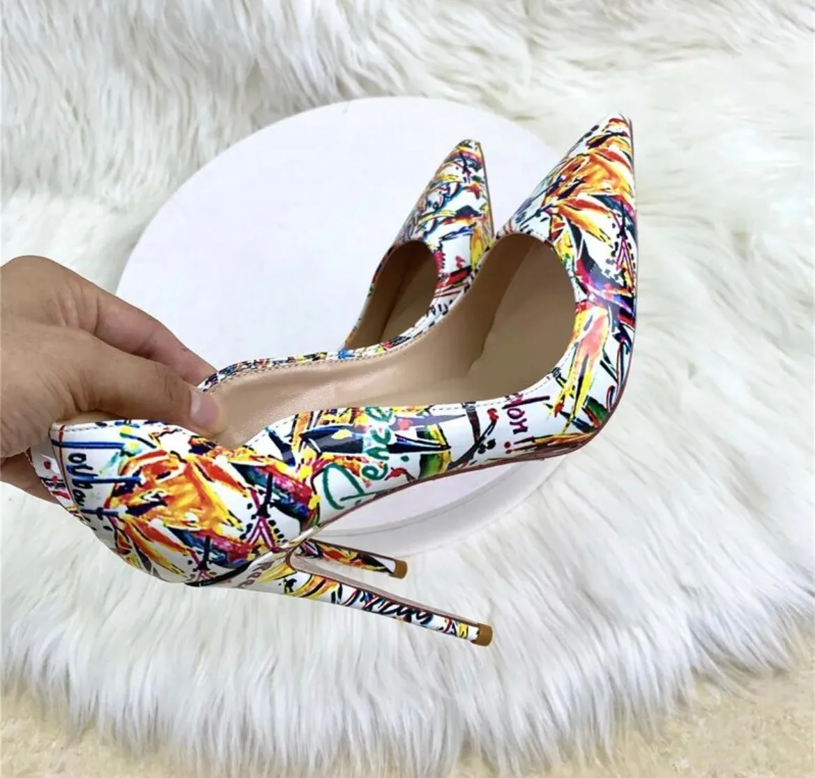 Molly Multi-Coloured Heels