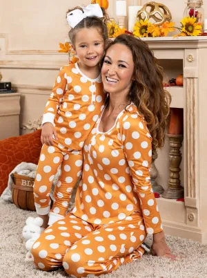 Mommy and Me Polka Dot Party Pajama Set