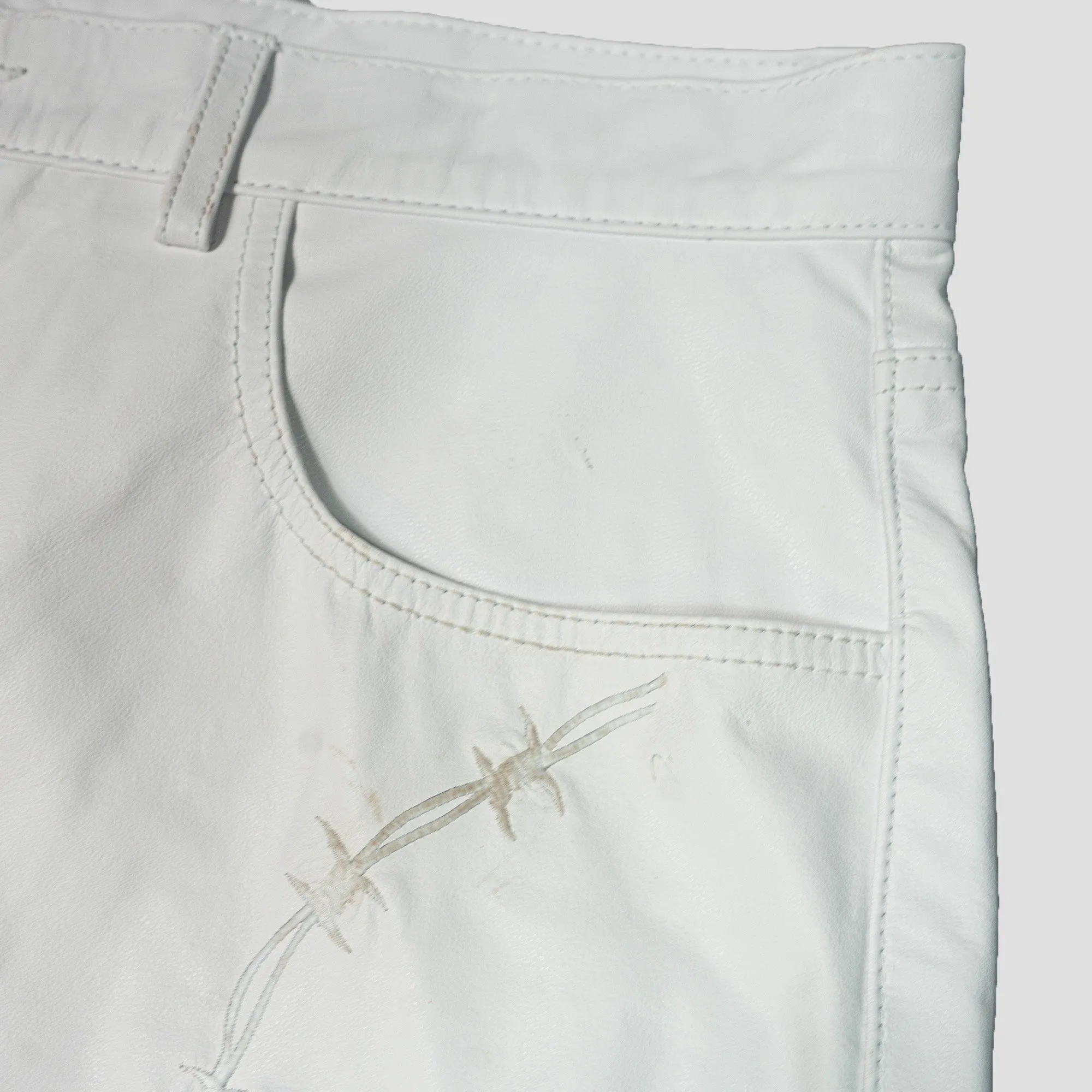 MOTORCYCLE ACCIDENT LEATHER PANT