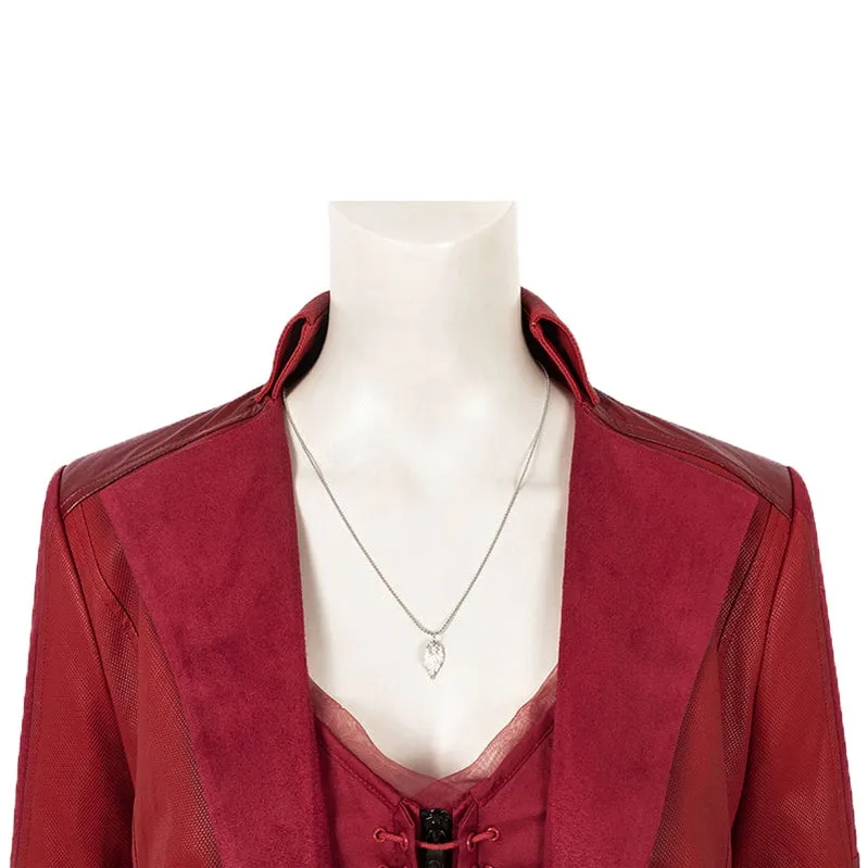 Movie Captain America Civil War Scarlet Witch Wanda Maximoff Cosplay Costume