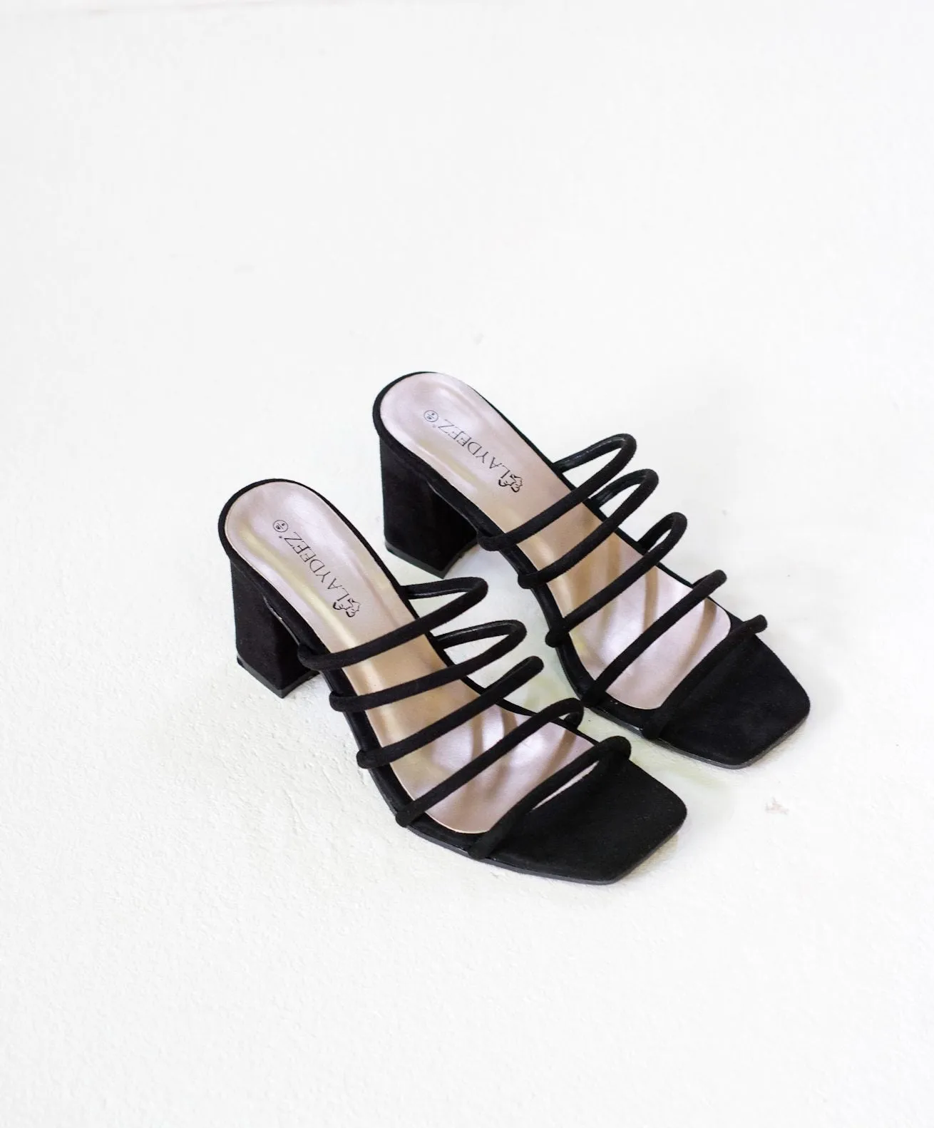 Multi Rope Square Toe High Heels