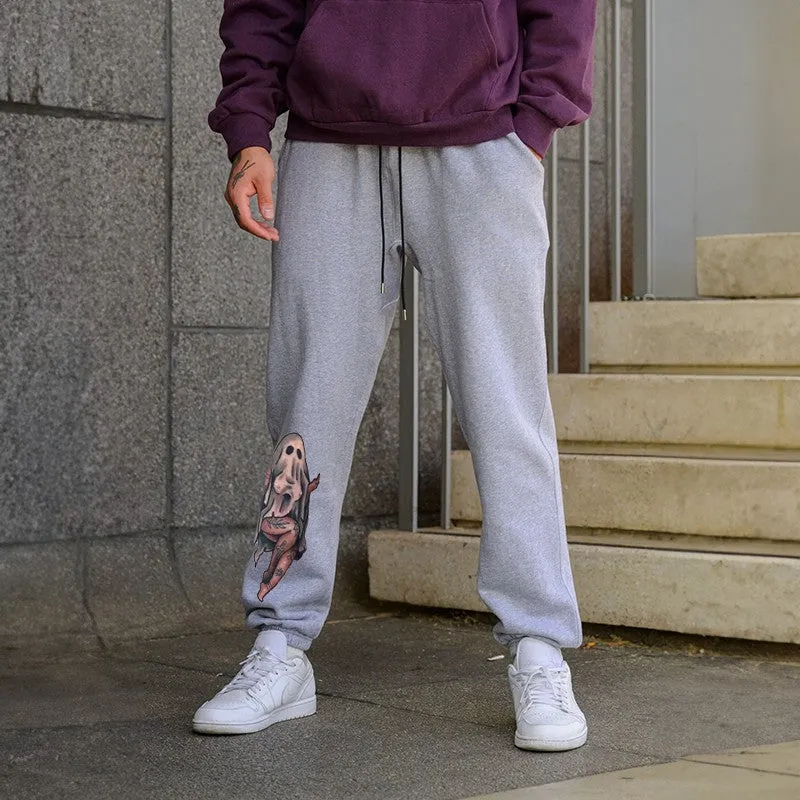Naughty Sexy Naked Lady Ghost GRAPHIC PRINT JOGGERS