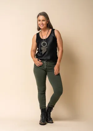 Nessie Pants in Khaki