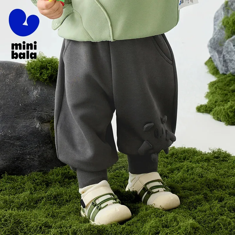 New Animal Embroidery Cotton Kids Pants