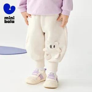 New Animal Embroidery Cotton Kids Pants