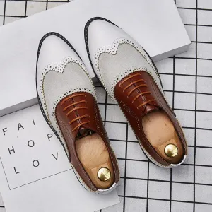 New Big size 38-46 Fashion Mens leather Shoes Oxfords Brand Men Casual Shoes Men comfortable Leather wedding Shoes Men Flats