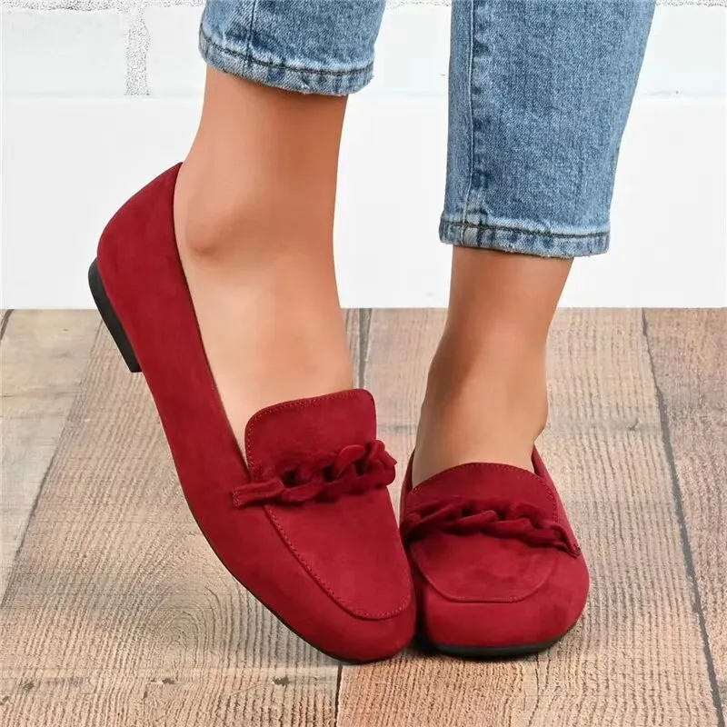New versatile single shoe women round head