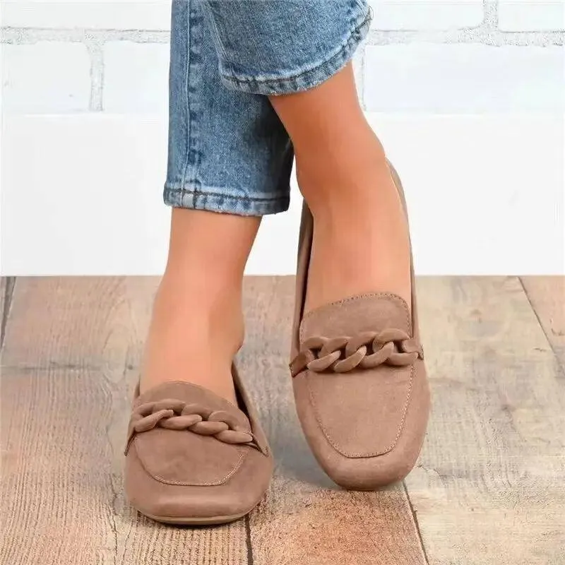 New versatile single shoe women round head
