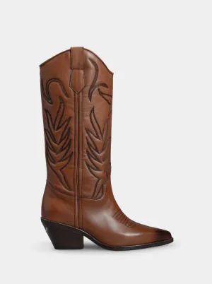NEW WESTERN BROWN BOOTS