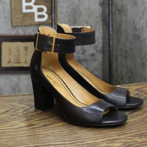 Nine West Womens Vintage Block Strap Heels NWPRESAGE 1673d584688190 Black 6M