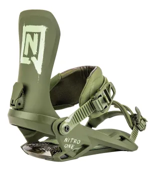 Nitro Men's One Binding - Olive 2023