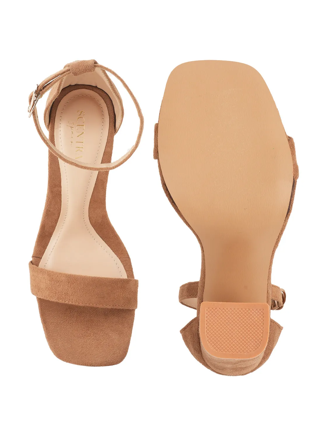 Noir Elegance Ankle Strap Sandal