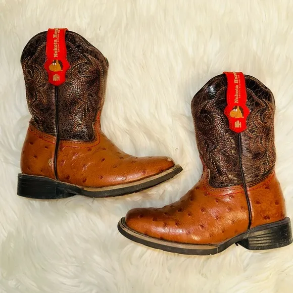 Nokota Horse Toddler Boy Western Boots