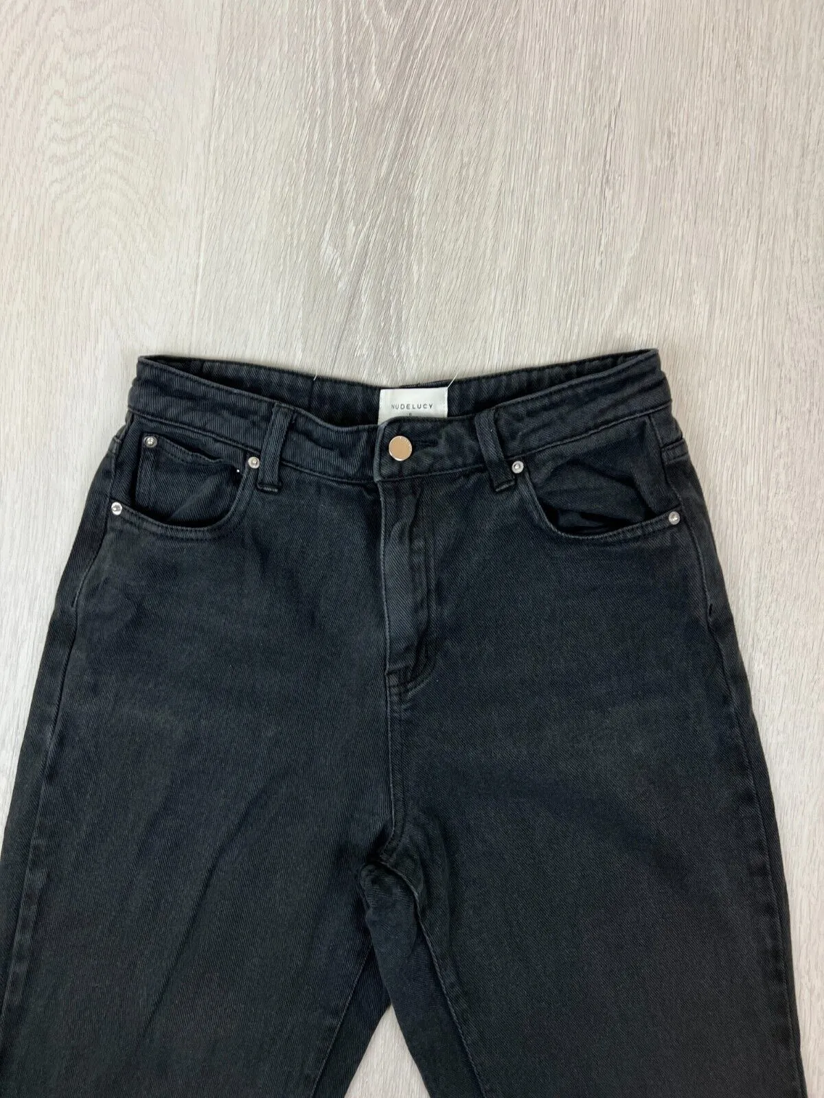 Nude Lucy Womens Black Jeans Size Small
