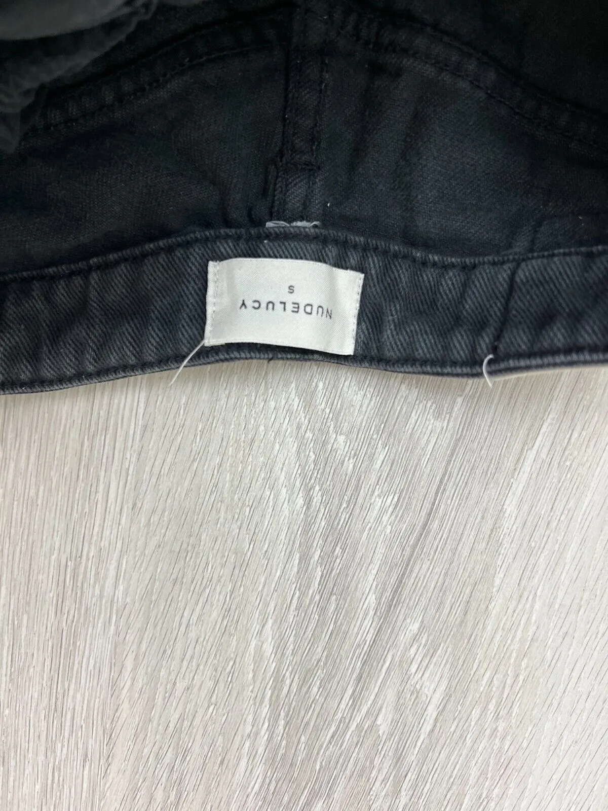 Nude Lucy Womens Black Jeans Size Small