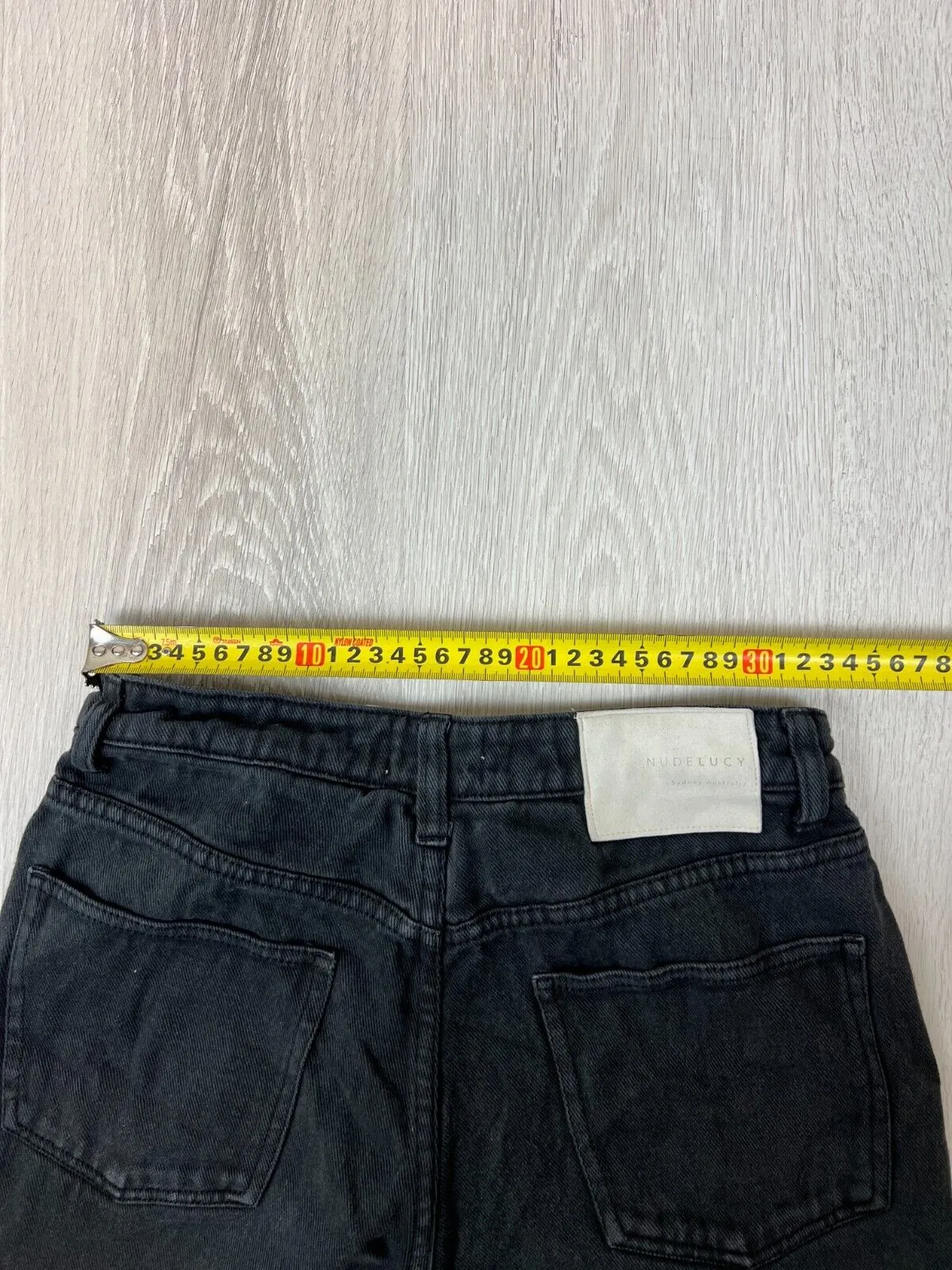 Nude Lucy Womens Black Jeans Size Small