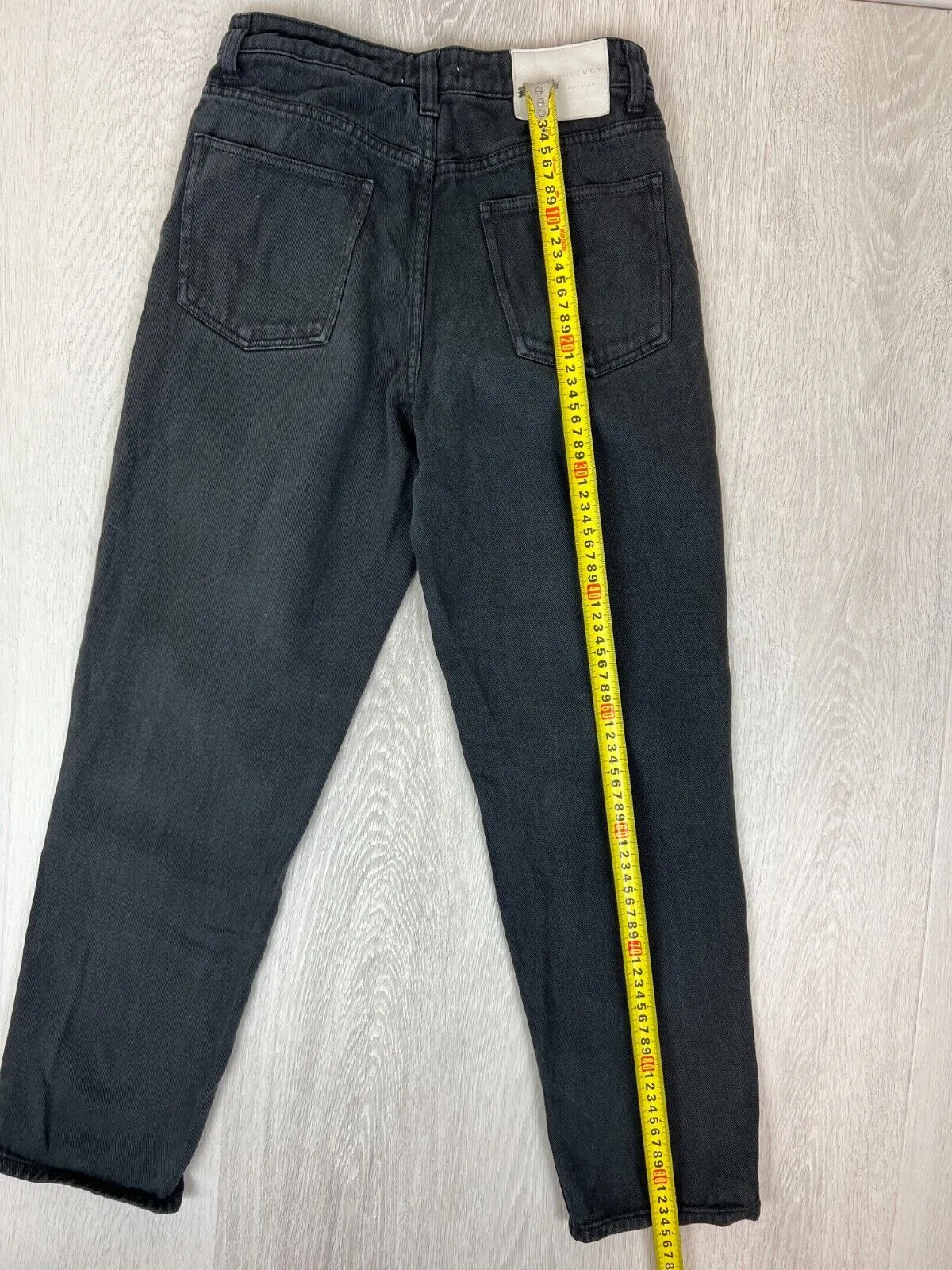 Nude Lucy Womens Black Jeans Size Small