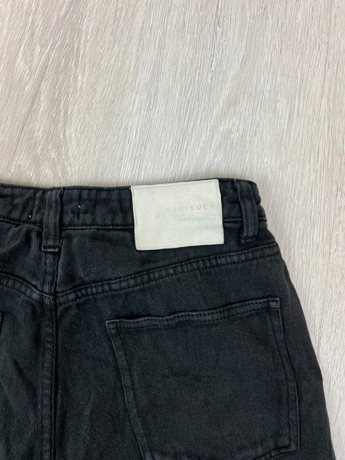 Nude Lucy Womens Black Jeans Size Small
