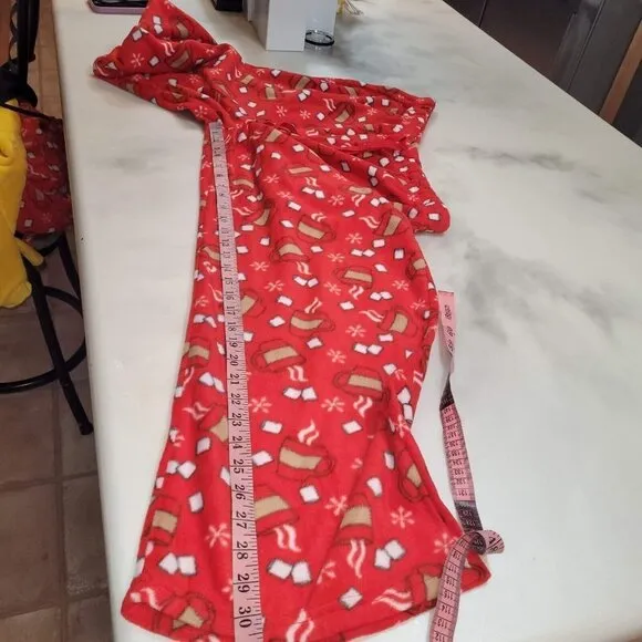 NWT Blis Fleece Pajama Pants Red and White Hot Cocoa Print Womens Size 2X