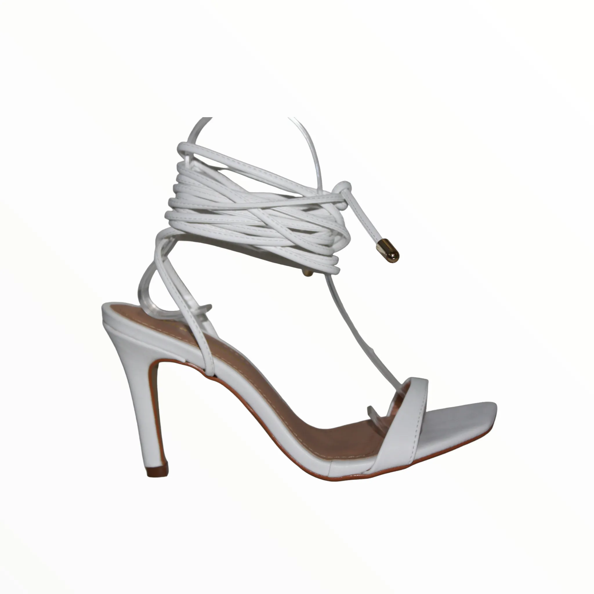 Open Toe Ankle Wrap Up Heels