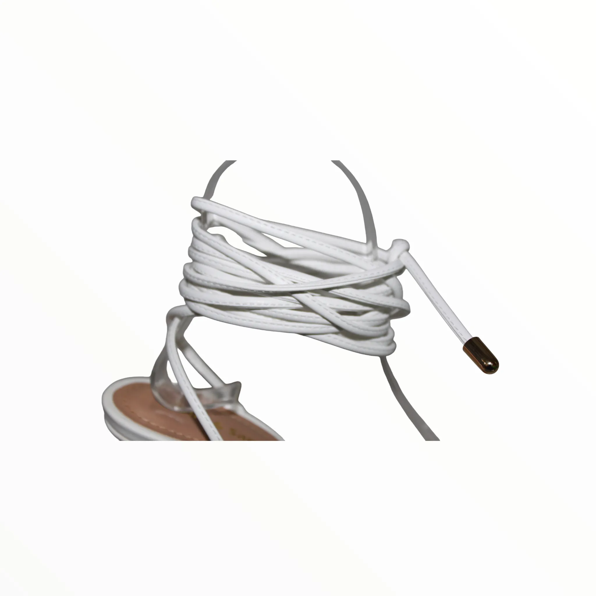 Open Toe Ankle Wrap Up Heels