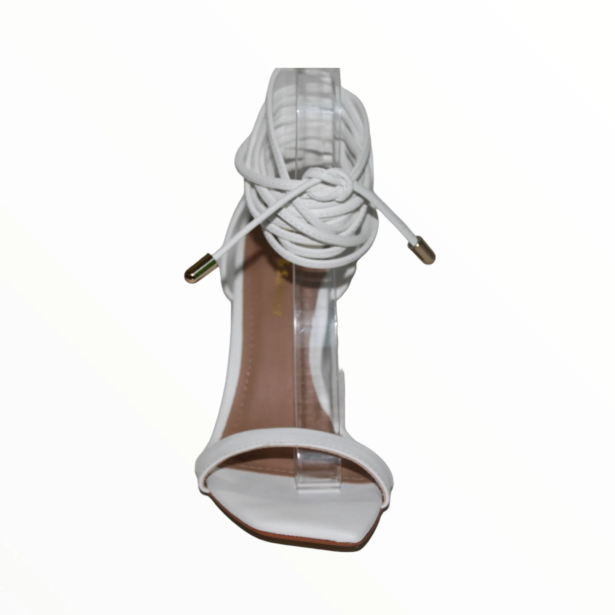 Open Toe Ankle Wrap Up Heels