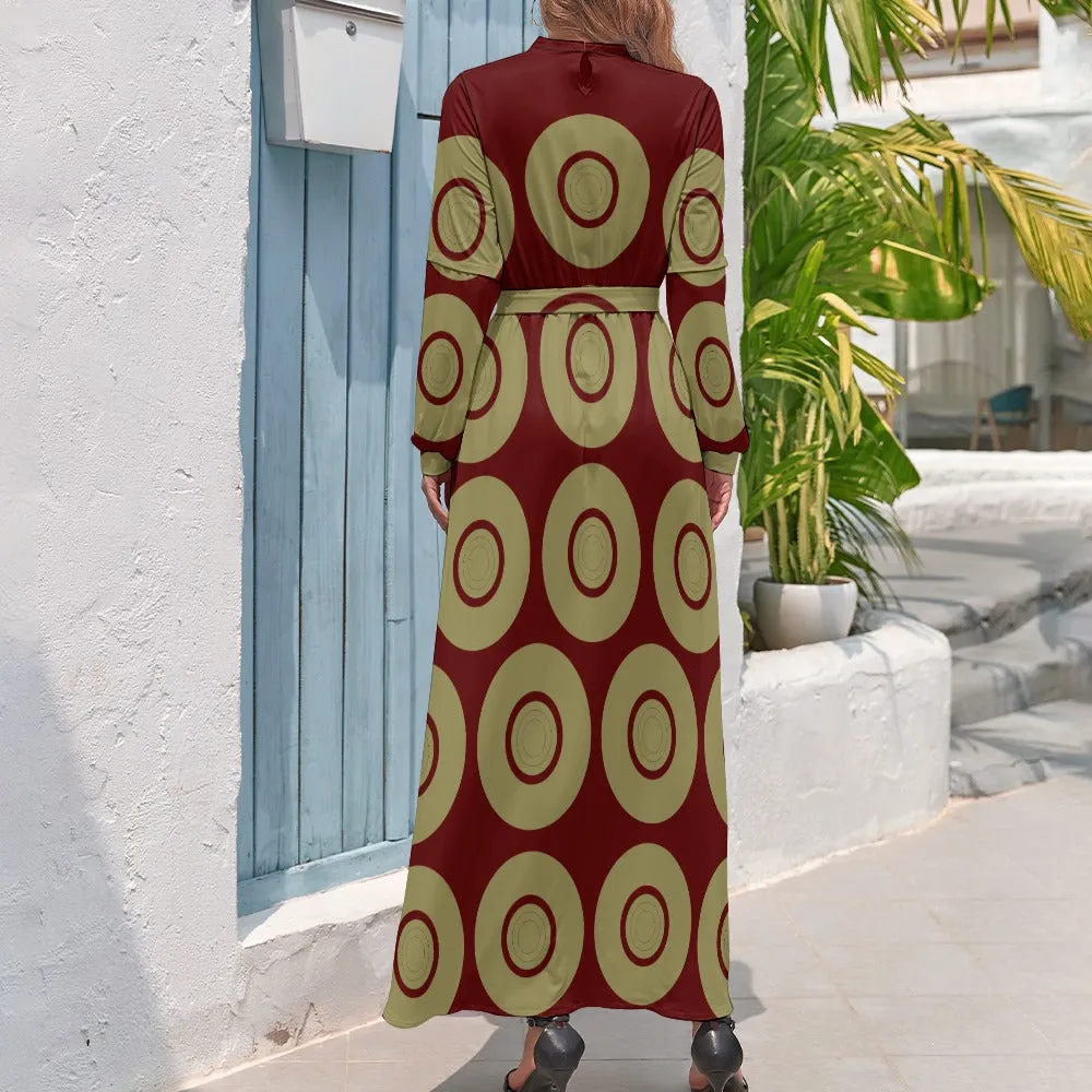 Origen Destination Women's Long-sleeves Ankle-length dress