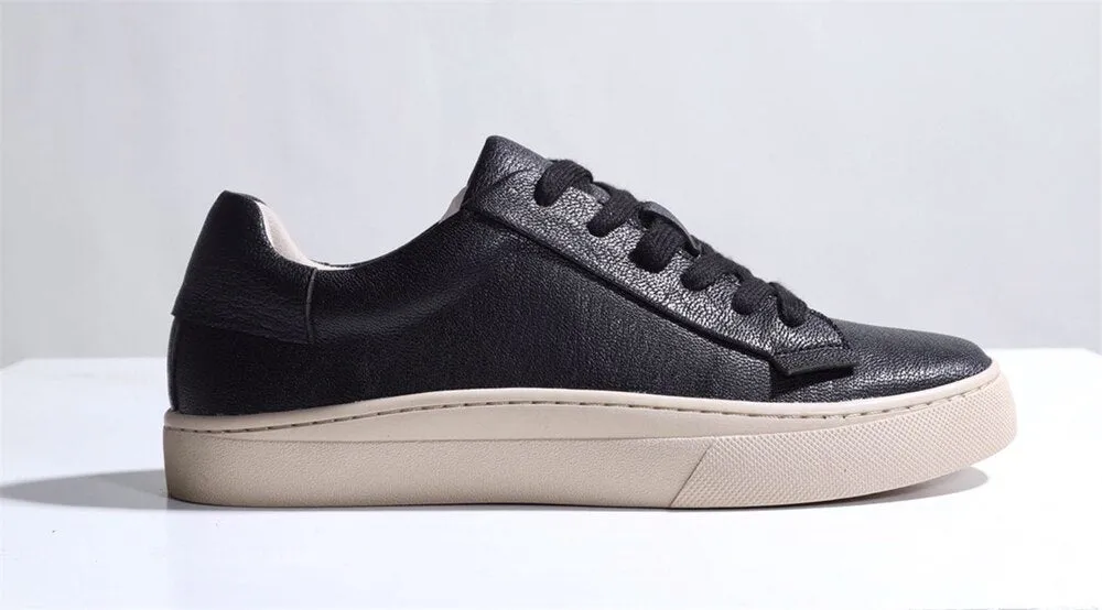 Original Smile Circle  Sheep leather Luxury Women Sneakers Casual Flat Ladies Shoes Fashion Breathable Comfort Women&#39;s Flat Shoes
