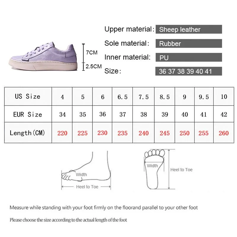 Original Smile Circle  Sheep leather Luxury Women Sneakers Casual Flat Ladies Shoes Fashion Breathable Comfort Women&#39;s Flat Shoes