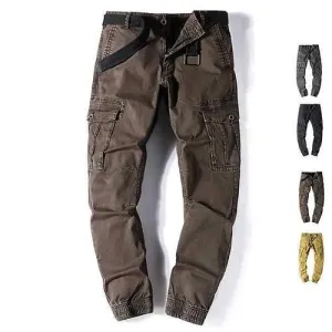 Outdoor Cotton Multi-pocket Cargo Pants